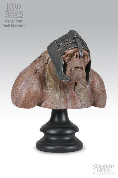 Sideshow Weta The Lord of the Rings Siege Tower Troll Maquette