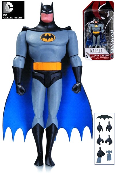 DC Comics Batman Animated Series Batman Blue Cape Figure, Razors Edge