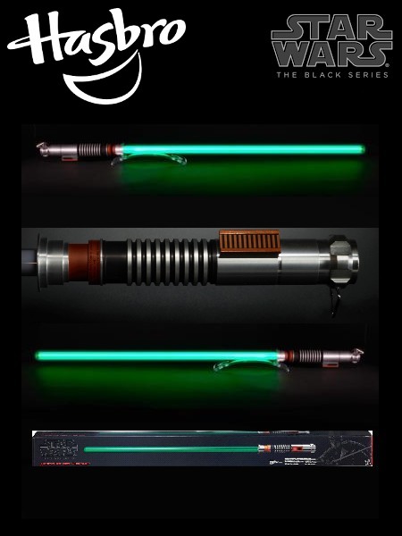 hasbro star wars the black series luke skywalker force fx lightsaber