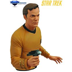Diamond Select Toys Star Trek The Original Series Captain Kirk Bust Bank