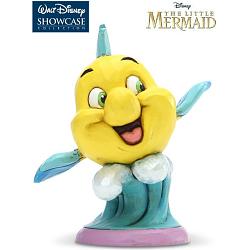 Disney Traditions The Little Mermaid Flounder Go Fish Statue