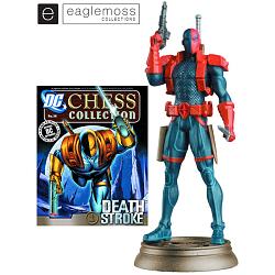Eaglemoss DC Superhero Chess #36 Deathstroke Black Pawn Figurine