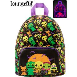 Loungefly Nightmare Before Christmas Black Light Mini Backpack
