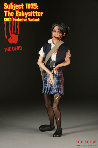 Sideshow Collectibles Subject 1025: The Babysitter 12 Inch Sixth Scale Zombie Exclusive Figure