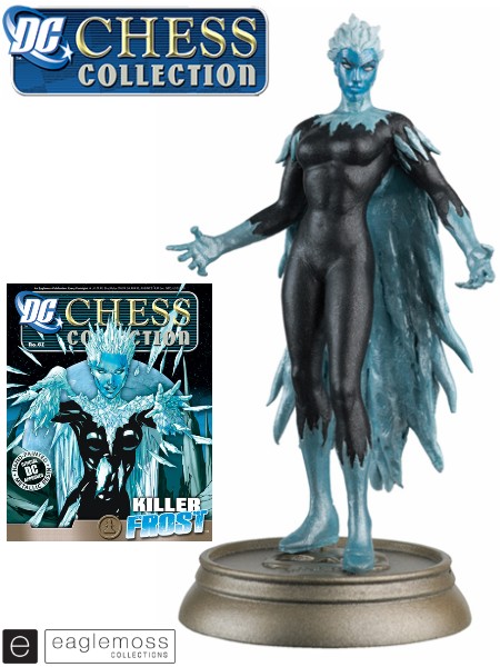 Eaglemoss DC Superhero Chess Killer Frost Black Pawn Figurine, Razors Edge  Collectibles