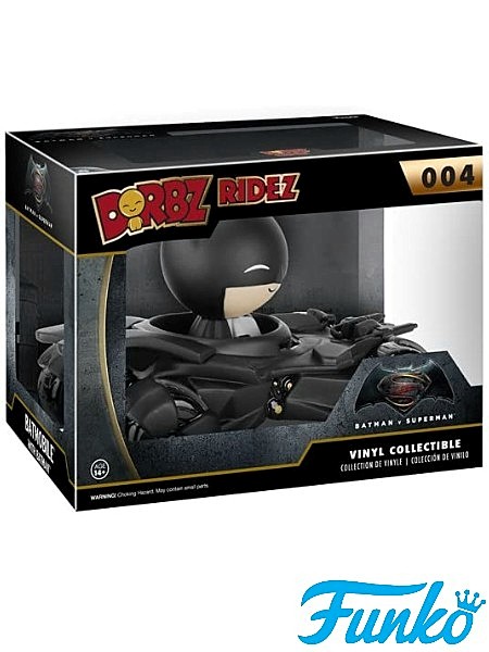 Funko Dorbz Ridez DC Batman vs Superman Batmobile Vinyl Figure, Razors Edge  Collectibles