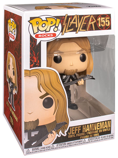 Funko POP #155 Rocks Slayer Jeff Hanneman Figure, Razors Edge Collectibles