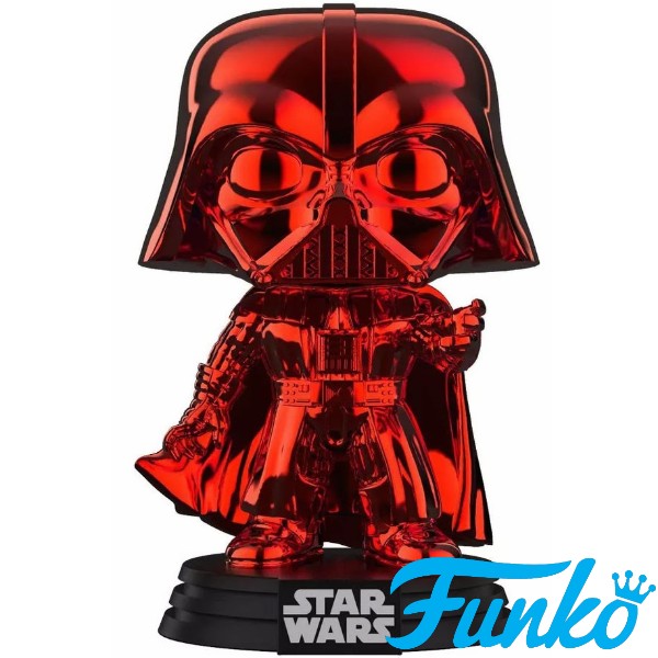 funko pop darth vader red chrome