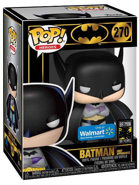 Funko POP #270 Heroes Batman First Appearance Exclusive Figure, Razors Edge  Collectibles