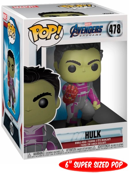 Funko POP #478 Marvel Avengers Endgame Hulk 6 Inch Figure, Razors Edge  Collectibles