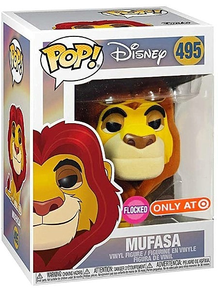 flocked mufasa funko pop