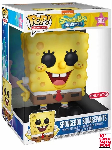 spongebob funko pop 10 inch