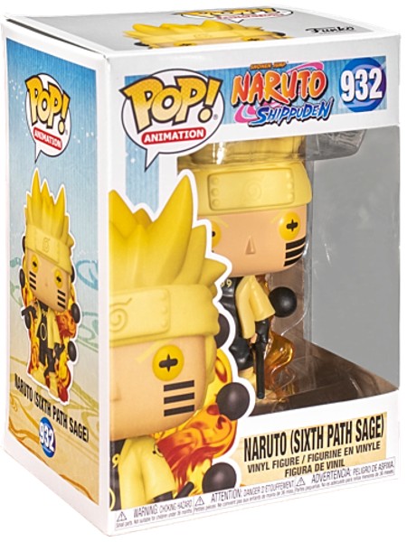 Funko POP #932 Naruto Shippuden Naruto Six Path Sage Figure, Razors Edge  Collectibles