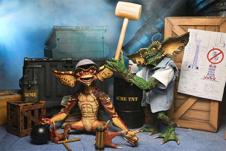 Neca Gremlins 2 The New Batch Demolition Gremlins Figure Set, Razors ...