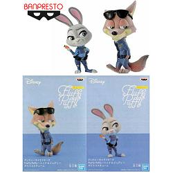 Banpresto Disney Zootopia Fluffy Puffy Judy and Nick Police Costume Figure Set