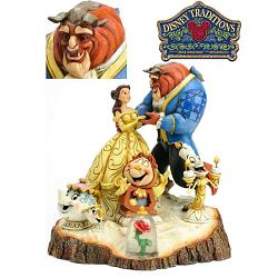 Disney Traditions Carved by Heart Tale as Old as Time Beauty and the Beast Statue