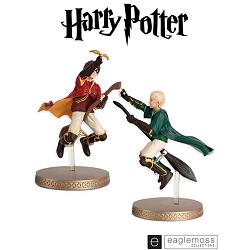 Eaglemoss Wizarding World Figurine Collection Harry Potter Quidditch Duo (Season 2) Special Edition Figurine Set