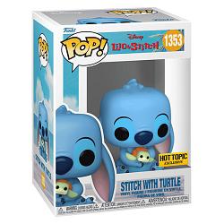 Funko POP #1353 Disney Lilo and Stitch - Stitch with Turtle Exclusive Figure