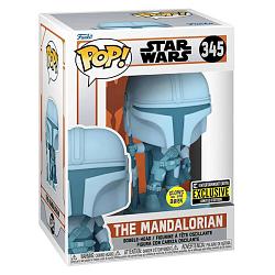 Funko POP #345 Star Wars The Mandalorian Hologram Exclusive