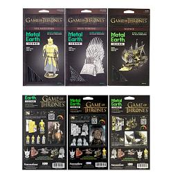 Metal Earth ICONX Game of Thrones Set of 3 Metal Model Kits