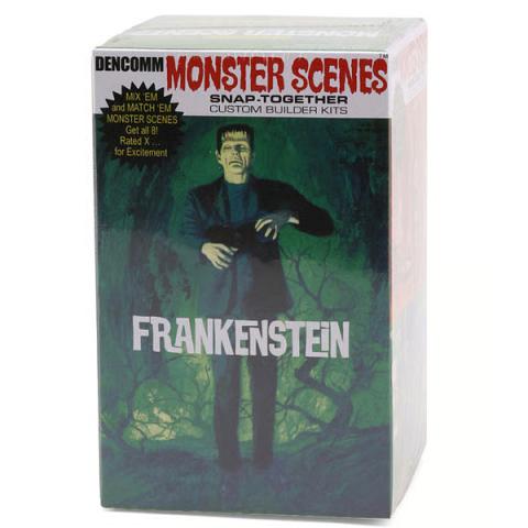 Dencomm Frankenstein Monster Scenes 1/13 Scale Snap Together Plastic Model Kit