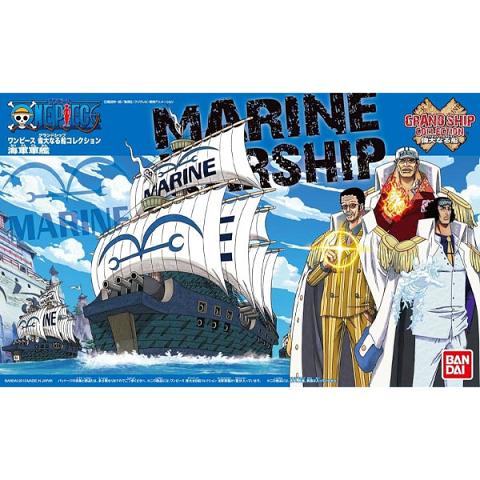 Bandai One Piece Grand Ship Collection 07 Marine Ship Model Kit