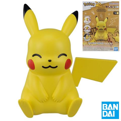 Bandai Pokemon Pikachu Sitting Pose Quick Plastic Model Kit
