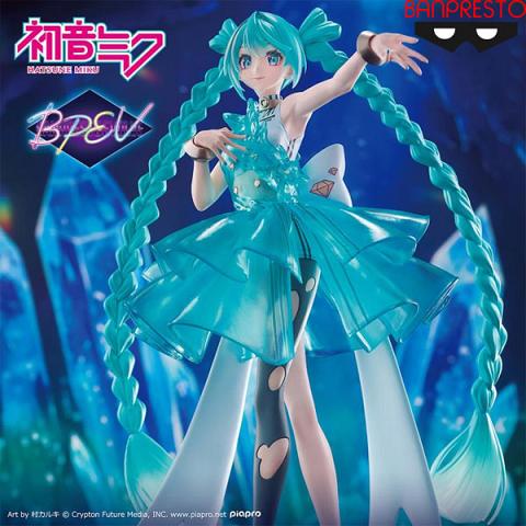 Banpresto Vocaloid Evolve Clearluxe Hatsune Miku Emerald Gem Figure