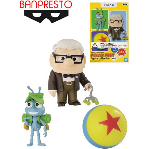 Banpresto Pixar Fest Figure Collection Volume 7 Set of 3 (Carl Fredricksen, Flik and the Pixar Ball)