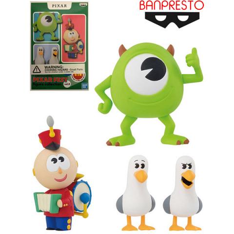 Banpresto Pixar Fest Figure Collection Volume 8 Set of 3 (Mike Wazowski, Tinny and Seagulls)