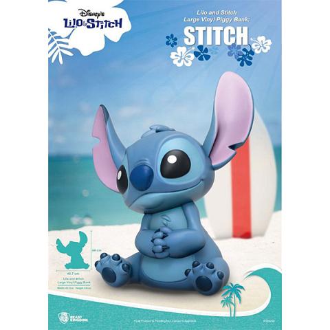 Beast Kingdom VPB-005 Disney Lilo and Stitch Large Vinyl Stitch Piggy Bank