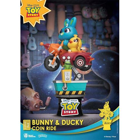 Beast Kingdom Pixar Toy Story Bunny and Ducky Coin Ride Statue