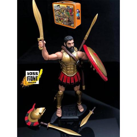 Boss Fight Studio Vitruvian H.A.C.K.S. Leonidas Version 2 Figure and Lunchbox