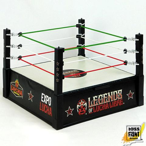 Boss Fight Studio Legends of Lucha Libre Wrestling Ring Action Figure Playset