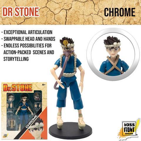Boss Fight Studio Dr. Stone Chrome Action Figure