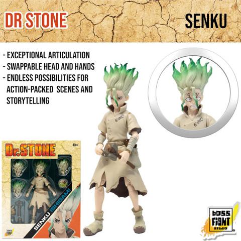 Boss Fight Studio Dr. Stone Senku Ishigami Action Figure