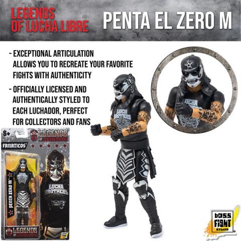 Boss Fight Studio Legends of Lucha Libre Fanaticos Penta Zero M Action Figure