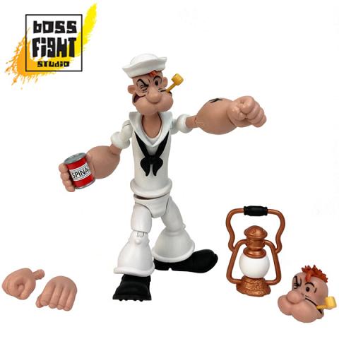 Boss Fight Studio Popeye Classics Popeye in White Sailor Suit Action Figure