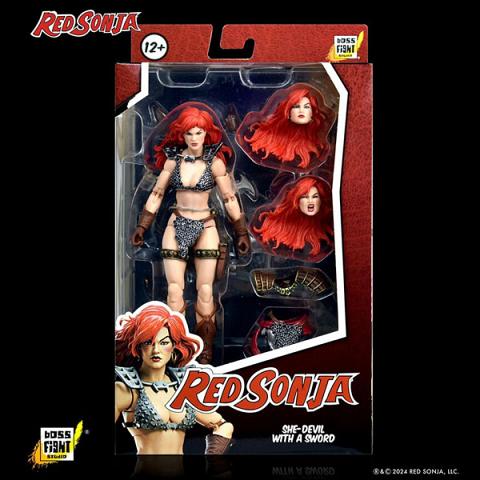 Boss Fight Studio Red Sonja 50th Anniversary EPIC H.A.C.K.S. Red Sonja 1:12 Scale Action Figure