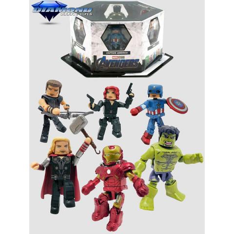 Diamond Select Toys Marvel Avengers Minimates SDCC 2021 Commemorative Collection Gift Set