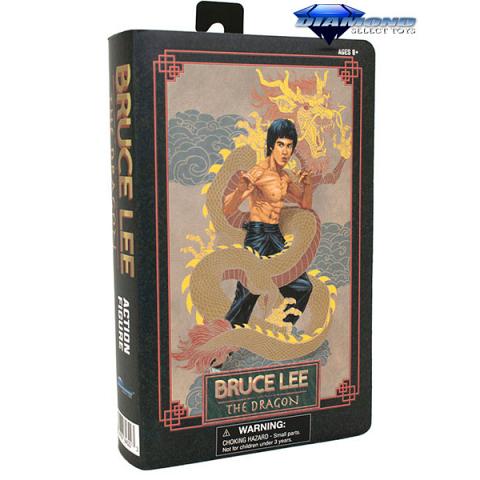 Diamond Select Toys Bruce Lee The Dragon VHS SDCC 2022 Exclusive Action Figure