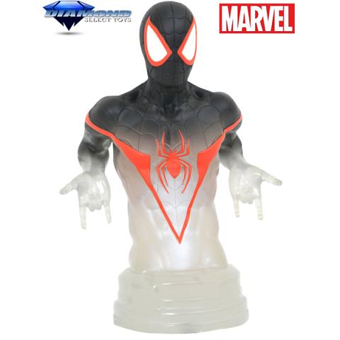 Diamond Select Toys Marvel Miles Morales Camouflage Exclusive Bust Artist's Proof