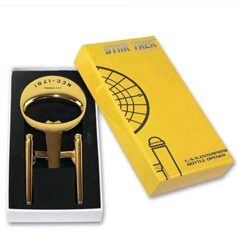 Diamond Select Star Trek U.S.S. Enterprise NCC-1701 Gold Bottle Opener
