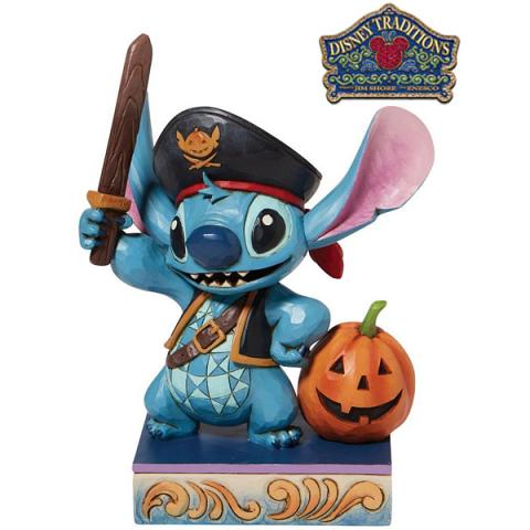 Disney Traditions Lilo and Stitch Pirate Stitch Lovable Buccaneer Statue