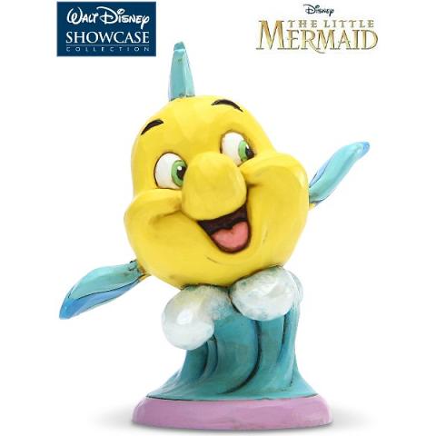 Disney Traditions The Little Mermaid Flounder Go Fish Personality Pose Statue