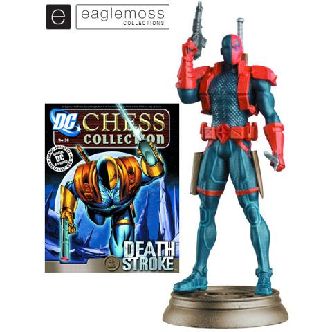 Eaglemoss DC Superhero Chess Collection #36 Deathstroke Black Pawn Figurine