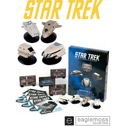 Eaglemoss Star Trek Starships Exclusive Collector's Shuttlecraft Set 2