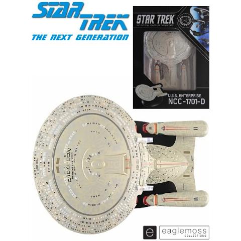 Eaglemoss Star Trek The Next Generation U.S.S. Enterprise NCC-1701-D Mini Ship Replica