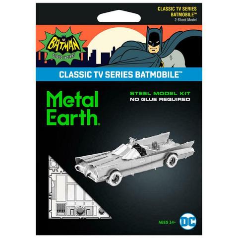 Fascinations Metal Earth DC 1966 Batman TV Series Batmobile Metal Model Kit