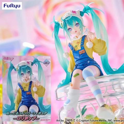 FuRyu Vocaloid Hatsune Miku Lollipop Version Noodle Stopper Figure